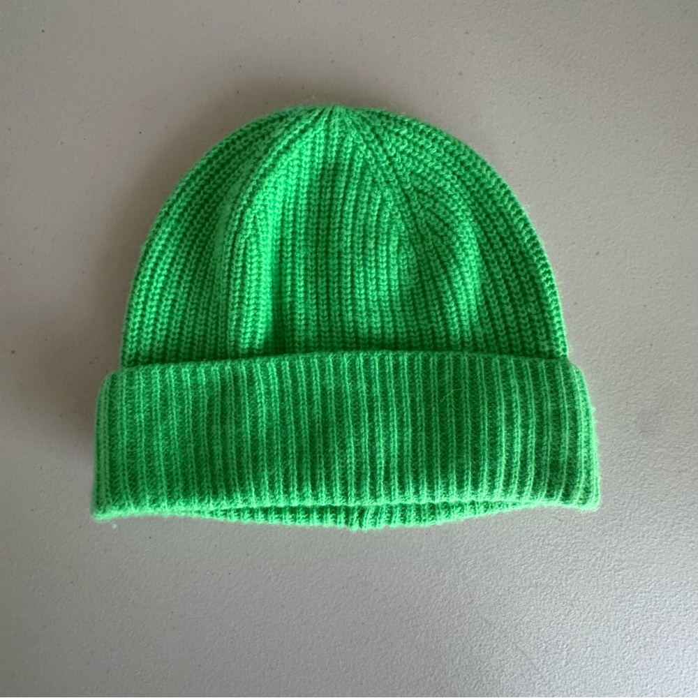 Cos Wool/Cashmere Green Beanie Unisex